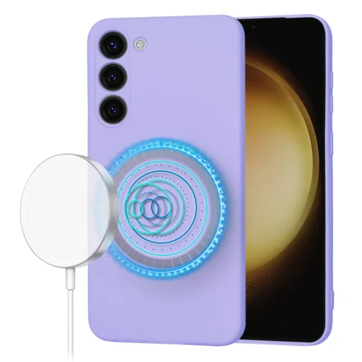  Techsuit - SoftFlex MagSafe - Samsung Galaxy S23 Plus - Világos Lila tok - 1