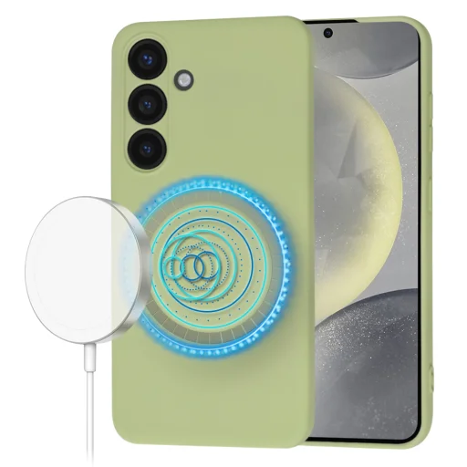 Techsuit - SoftFlex MagSafe - Samsung Galaxy S24 - Matcha tok - 1