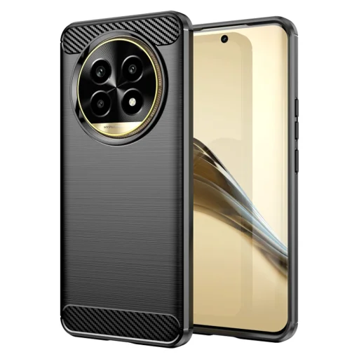  Techsuit - Karbonszilikon - Realme 13 Pro / 13 Pro+ - Fekete tok - 1