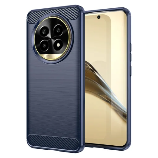  Techsuit - Szén-szilikon - Realme 13 Pro / 13 Pro+ - Kék tok - 1