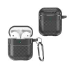  Techsuit - Karbonszálas tok - AirPods 1 / 2 - Fekete - 3
