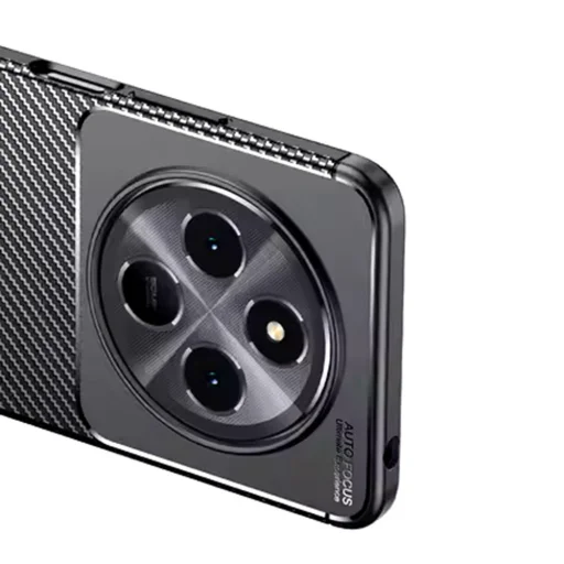  Techsuit - Szénszálas - Xiaomi Redmi 14C / Poco C75 - Fekete tok - 6