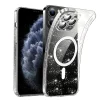  Techsuit - SparkleSkin MagSafe sorozat - iPhone 11 Pro - Átlátszó tok