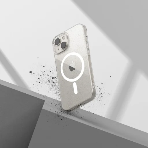  Techsuit - SparkleSkin MagSafe Sorozat - Samsung Galaxy S23 Plus - Átlátszó tok - 3