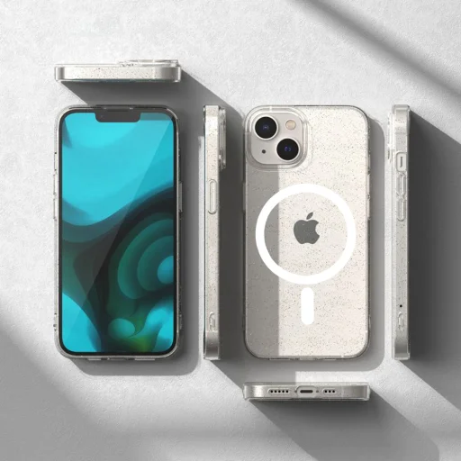  Techsuit - SparkleSkin MagSafe Sorozat - Samsung Galaxy S23 Plus - Átlátszó tok - 6