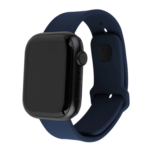  Szilikon sport szíj készlet 35 mm - Apple Watch 1/2/3/4/5/6/7/8/9/10/SE/SE 2/Ultra/Ultra 2 (42/44/45/46/49 mm) - Kék - 1