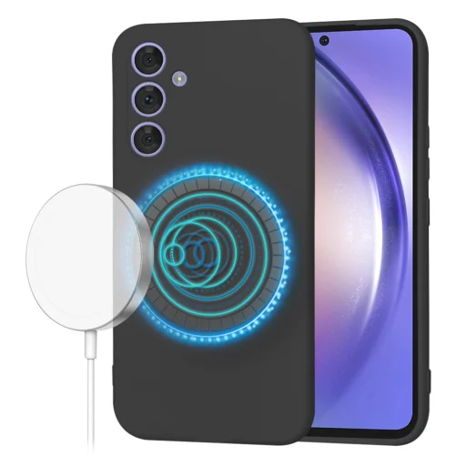  Techsuit - SoftFlex MagSafe - Samsung Galaxy A54 - Fekete tok - 1