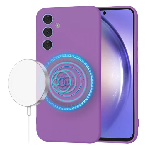  Techsuit - SoftFlex MagSafe - Samsung Galaxy A54 - Lila tok - 1