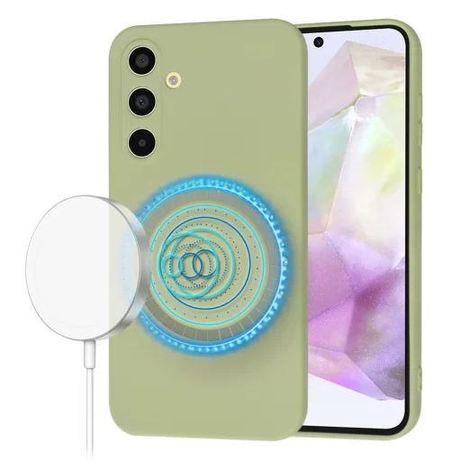  Techsuit - SoftFlex MagSafe - Samsung Galaxy A35 5G - Matcha tok - 1