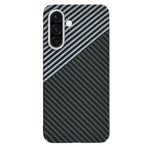  Techsuit - Karbonit Szálhéj - Samsung Galaxy A36 5G - Lopakodó Szürke tok - 3