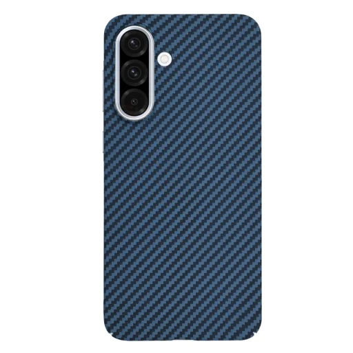  Techsuit - Carbonite FiberShell - Samsung Galaxy A36 5G - Ciánkék tok - 3