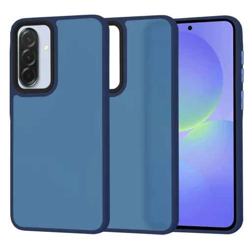  Techsuit - HaloFrost sorozat - Samsung Galaxy A36 5G - Mélykék tok - 1