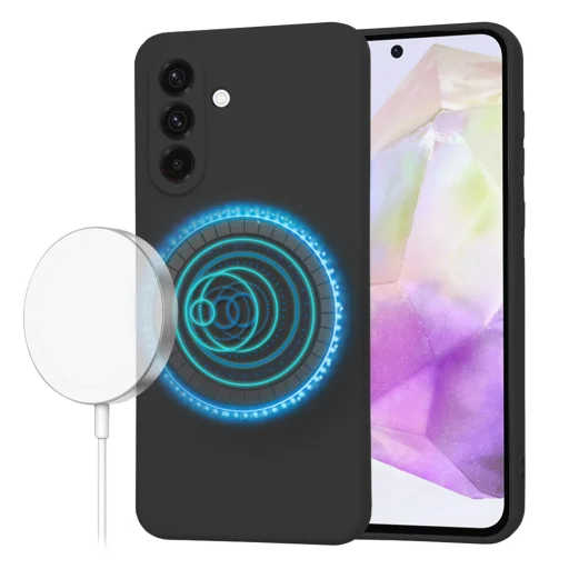  Techsuit - SoftFlex MagSafe - Samsung Galaxy A36 5G - Fekete tok - 1