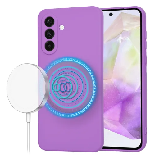  Techsuit - SoftFlex MagSafe - Samsung Galaxy A36 5G - Lila tok - 1