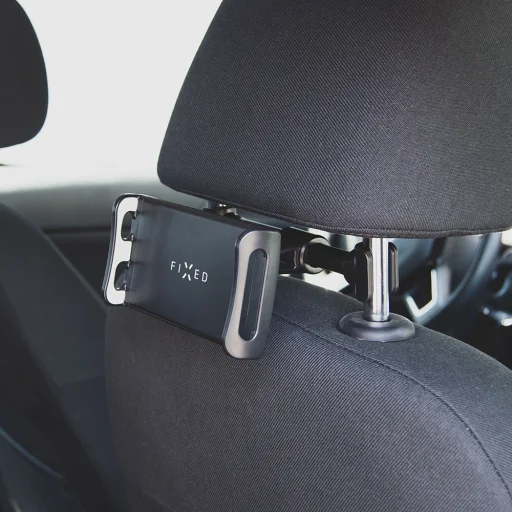  Fixed - Autós tartó (FIXTAB-PAS-BK) - Telefon- és táblagép-kompatibilis, fejtámlához, 7 - 13" - Fekete - 3