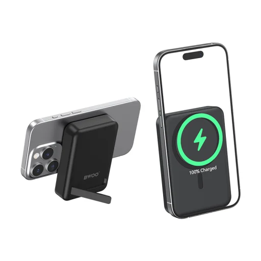 BWOO 20W Magsafe 10000 mAh power bank, fekete - 3
