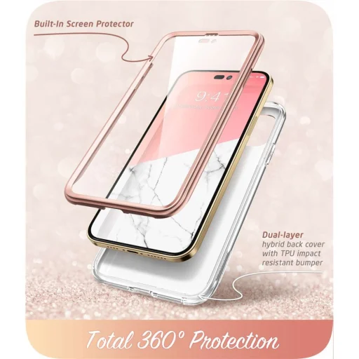  iPhone 14 Pro Max i-Blason Cosmo Márvány tok - 4