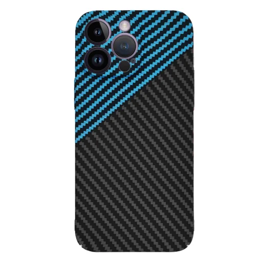  Techsuit - Carbonite FiberShell - iPhone 14 Pro Max - Kék Pulzus tok - 3