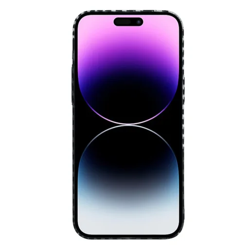  Techsuit - Carbonite FiberShell - iPhone 14 Pro Max - Lopakodó Szürke tok - 7
