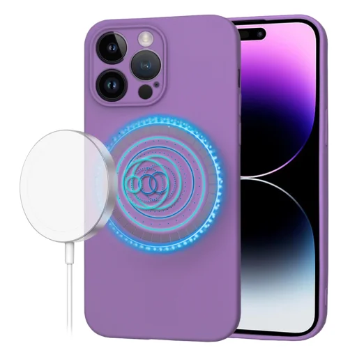  Techsuit - SoftFlex MagSafe - iPhone 14 Pro Max - Lila tok - 1
