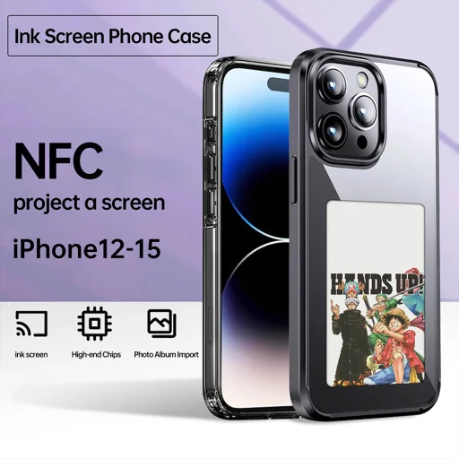  Techsuit - SmartScreen NFC - iPhone 14 Pro - Fekete tok - 2