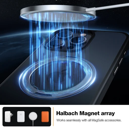 Torras - Ostand Pro Series - iPhone 15 Pro Max - Fekete tok - 2