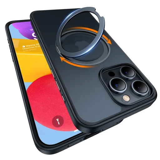 Torras - Ostand Pro Series - iPhone 15 Pro Max - Fekete tok - 7