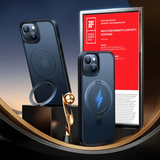 Torras - Ostand sorozat - iPhone 15 - Fekete tok - 2