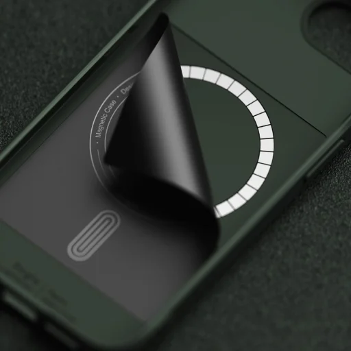 iPhone 16e Ringke Onyx Mágneses MagSafe Sötétzöld tok - 6