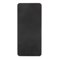 LCD kijelző + Érintőegység + Előlap Samsung A426B Galaxy A42 5G Fekete (Szerviz Csomag),