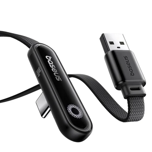 Baseus MVP 3 Gyorstöltő Kábel USB-A-ról USB-C-re 100W 1m Kozmikus Fekete - 2