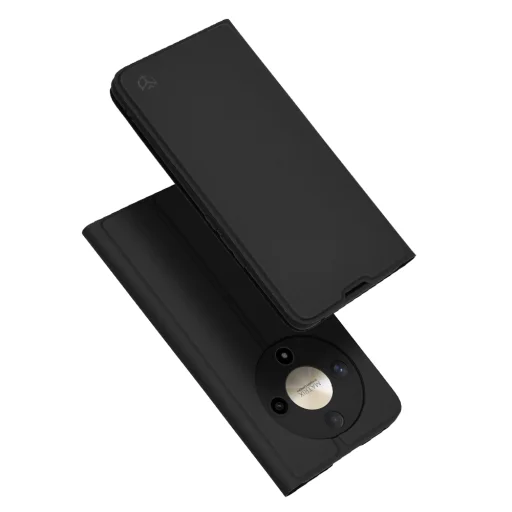  Techsuit - Magskin Könyv - Honor Magic6 Lite - Fekete tok - 1