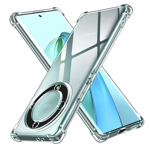  Techsuit - Ütésálló Átlátszó Szilikon - Honor Magic6 Lite - Átlátszó tok - 1