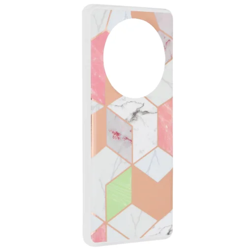  Techsuit - Márvány Széria - Honor Magic6 Lite - Lila Hex tok - 1