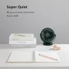  JisuLife - Prémium Mini Csíptetős Ventilátor Life1 (FA29A) - Asztali, Hordozható, 4000mAh, 3 Sebesség, 360°-os Forgathatóság - Sötétzöld thumbnail