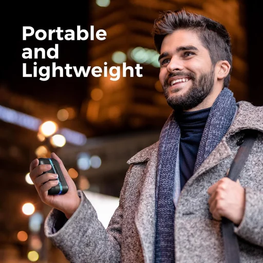  Ocoopa - Kézmelegítő UT2s GamerPRO (UT4103-BK) - USB Type-C, Power Bankkal, RGB Világítás, Mágneses, MagTwins, 2x 5000mAh - Fekete. - 2