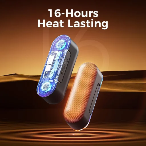  Ocoopa - Kézmelegítő UT2s GamerPRO (UT4103-BK) - USB Type-C, Power Bankkal, RGB Világítás, Mágneses, MagTwins, 2x 5000mAh - Fekete. - 3