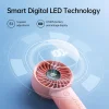  JisuLife - Prémium Kézi Ventilátor (Life4) - LED Digitális Kijelzővel, 3600mAh, 5 Szélsebesség - Rózsaszín - 9