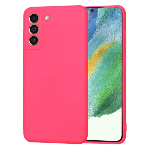  Techsuit - SoftFlex - Samsung Galaxy S21 FE 5G - Rózsaszín tok - 1