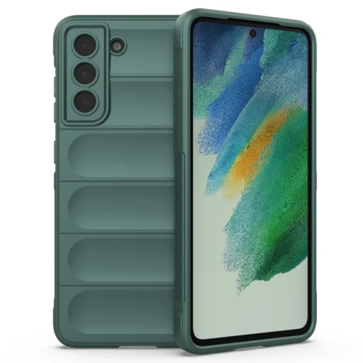  Techsuit - Mágikus Pajzs - Samsung Galaxy S21 FE 5G - Zöld tok - 1