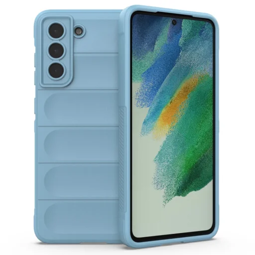  Techsuit - Varázspajzs - Samsung Galaxy S21 FE 5G - Kék tok - 1