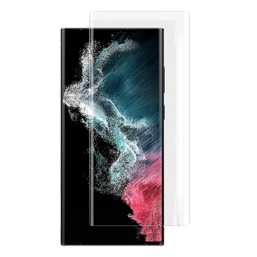  Lito - 3D UV Üveg - Samsung Galaxy S22 Ultra 5G - Átlátszó - 2