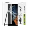  Techsuit - 111D Teljes Fedésű / Teljes Ragasztású Üveg / 3D Ívelt Kijelző - Samsung Galaxy S22 Ultra 5G - Fekete - 1