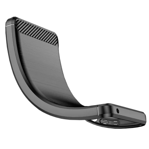  Techsuit - Szénszálas Szilikon - Samsung Galaxy S22 - Fekete tok - 5