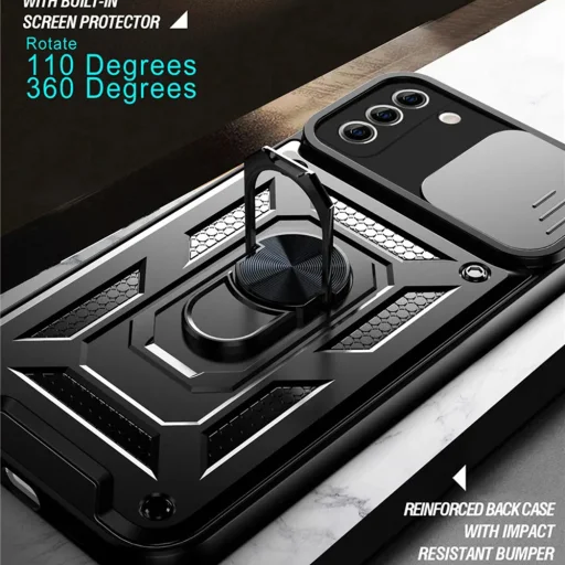  Techsuit - CamShield sorozat - Samsung Galaxy S21 Plus 5G - Zöld tok - 3