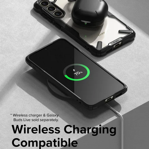  Ringke - Fusion X - Samsung Galaxy S23 Plus - Fekete tok - 5