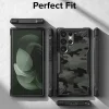  Ringke - Fusion X Design - Samsung Galaxy S23 Ultra - Fekete terepmintás tok thumbnail