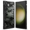  Ringke - Fusion X Design - Samsung Galaxy S23 Ultra - Fekete terepmintás tok thumbnail