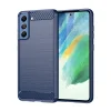  Techsuit - Karbon Szilikon - Samsung Galaxy S21 FE 5G - Kék tok thumbnail