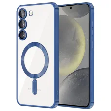 Techsuit - Luxusný krištáľ MagSafe - Samsung Galaxy S23 Plus - Tmavomodré puzdro